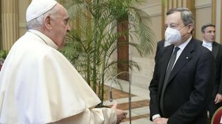 Primer encuentro entre Francisco y Mario Draghi