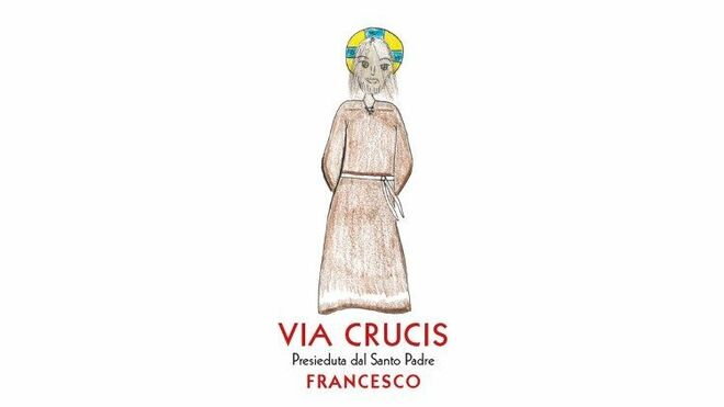 Los niños de dos casas de acogida de Roma aguardan expectantes para acompañar al Papa en el Vía Crucis