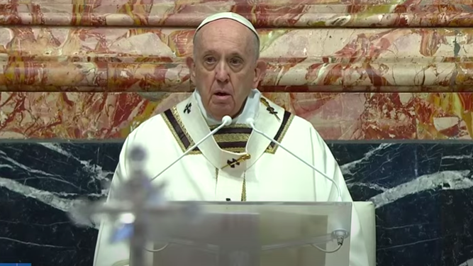 Francisco, en la Misa Crismal