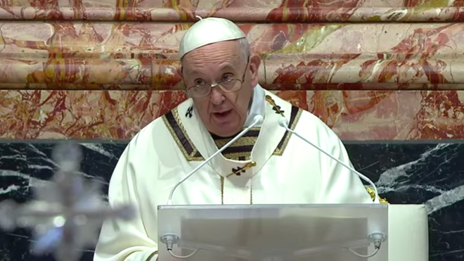 Francisco, en la Misa Crismal