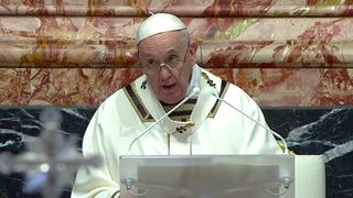 Francisco, en la Misa Crismal