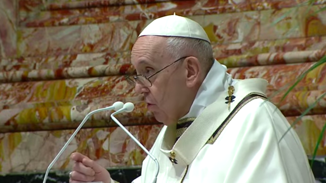 Francisco, en la Misa Crismal