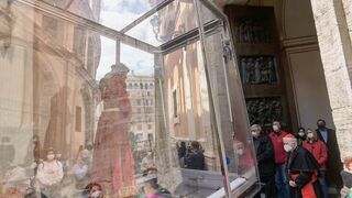 Jesús de Medinaceli recibido por Cañizares.