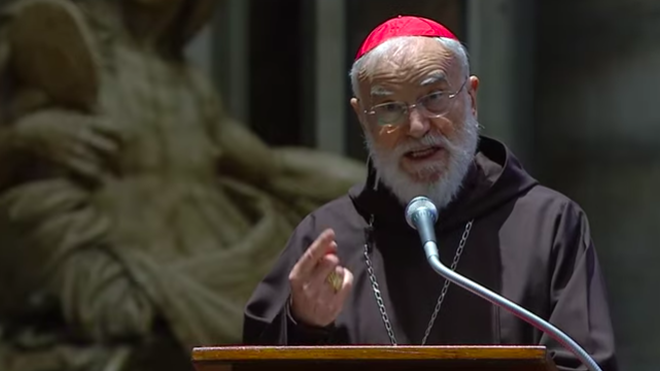 Dura advertencia de Cantalamessa: "¡La fraternidad católica está herida!"