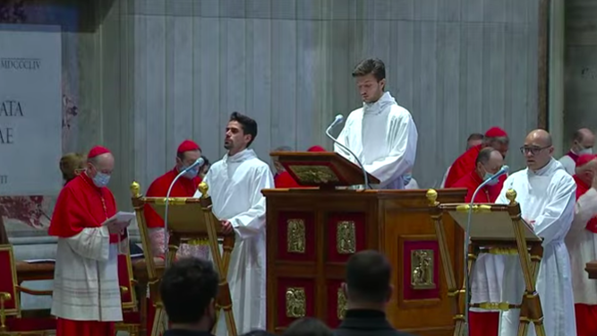 Lectura de la Pasión de Cristo