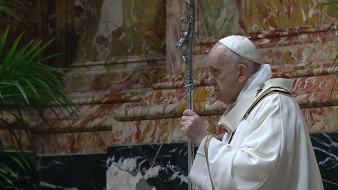 El Papa, en la vigilia