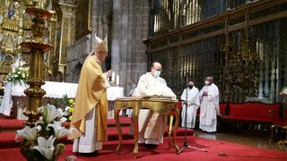 Misa en la catedral de Ourense