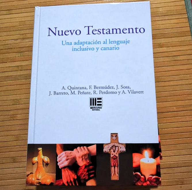 Portada del nuevo testamento canario