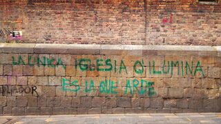 "La única Iglesia que ilumina es la que arde"