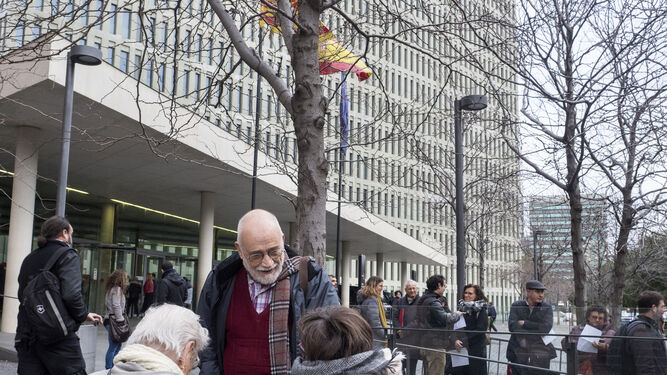 Activistas se inculpan. En 2019 en la Ciutat de la Justícia.