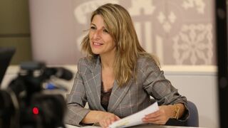 La 'fe' sin complejos de Yolanda Díaz, la vicepresidenta comunista