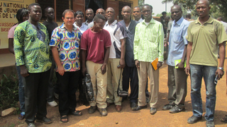 José Carlos Rodríguez, en Bangui