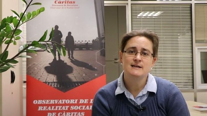 Míriam Feu, coordinadora del departamento de análisis social de Cáritas Barcelona.