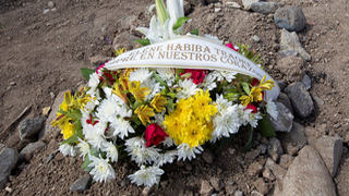 Entierro de la niña emigrante muerta en Canarias