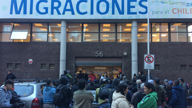 Migrantes en Chile