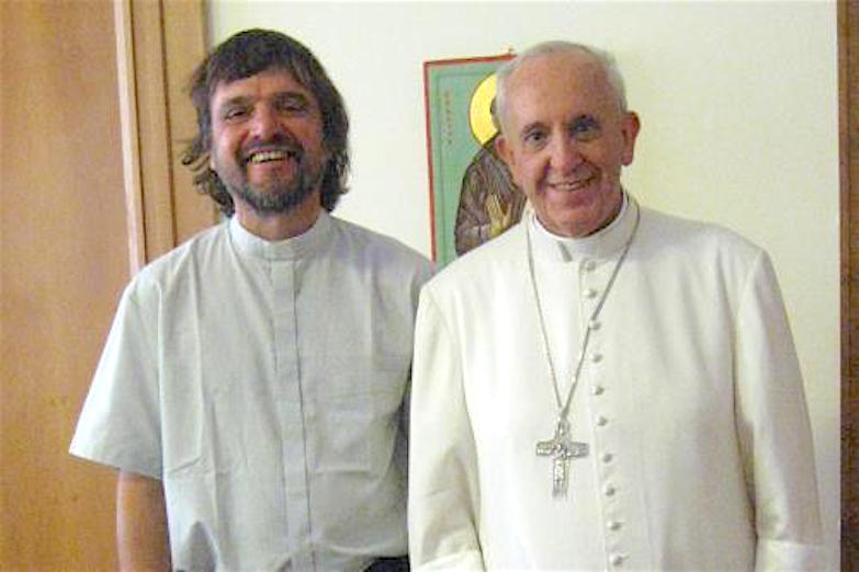 Pepe Di Paola con Francisco