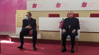 Monseñor Lemos, con Josetxo Vera