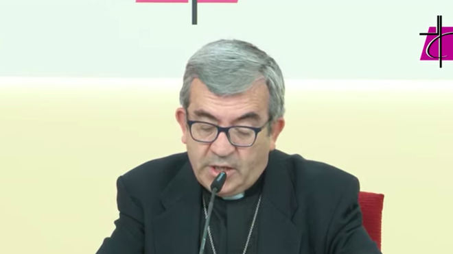 Argüello, durante su intervención