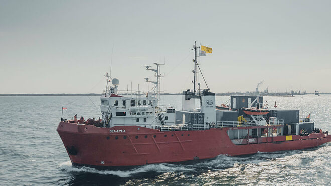Sea-Eye adquirió este con el apoyo de la coalición de salvamento marítimo United4Rescue.
