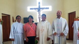 Con el equipo misionero de Aucayo