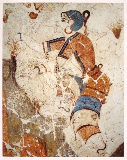 Cueilleuse_de_safran,_fresque,_Akrotiri,_Grèce_pequeño