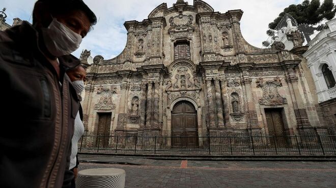 Templo cerado en Quito