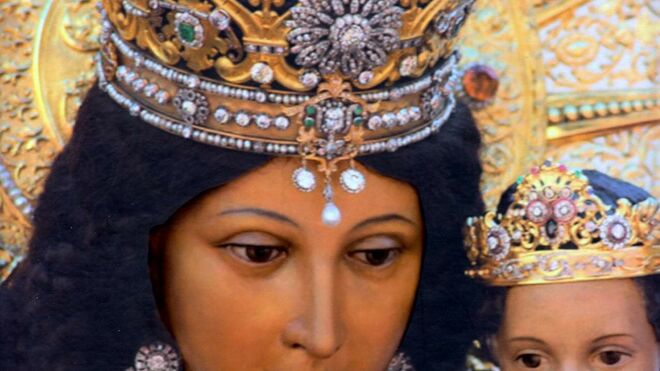 La Virgen que acompañaba los entierros.