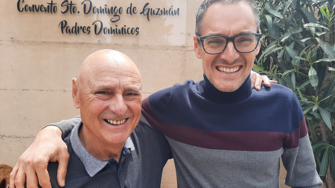 El autor y su padre