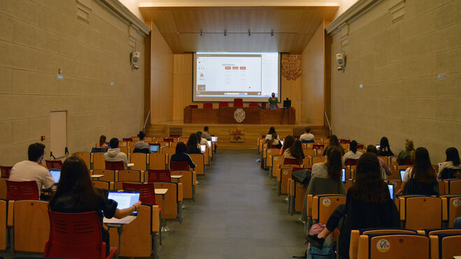 Clase en el Auditorio San Juan Pablo II