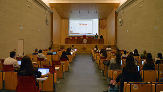 Clase en el Auditorio San Juan Pablo II
