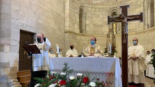 Elizalde: “entre tanta crispación social y política, el carisma de San Prudencio nos  viene de maravilla”