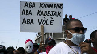Protestas por los secuestros en Haití