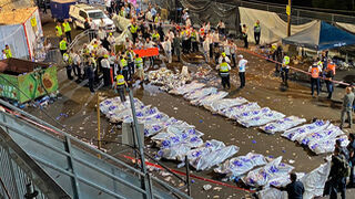 Víctimas de la estampida en una celebración religiosa judía