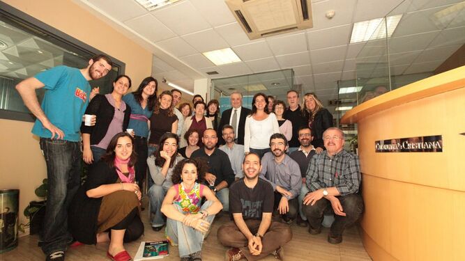 El equipo de Ràdio Estel en 2019.