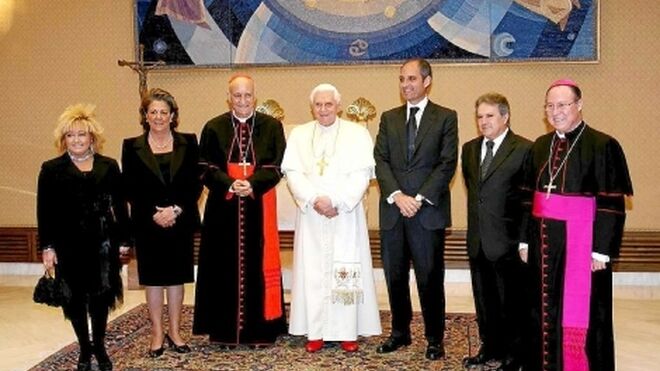 Rita Barberà con el papa