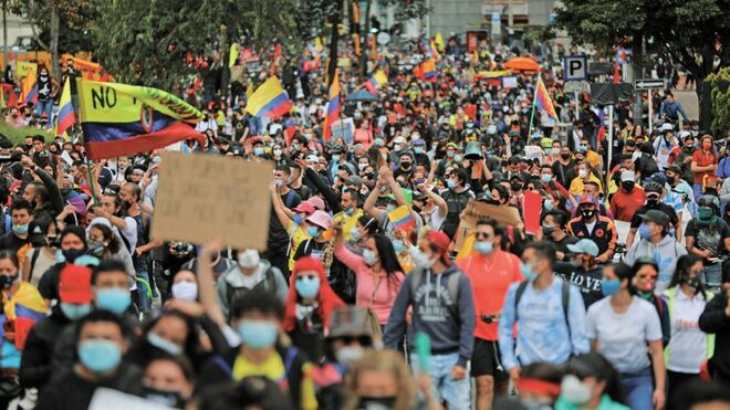 Protestas en Colombia