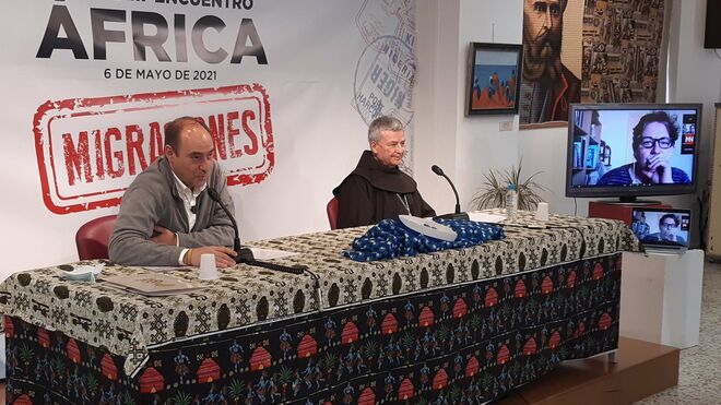 Santiago Agrelo, durante el Encuentro África