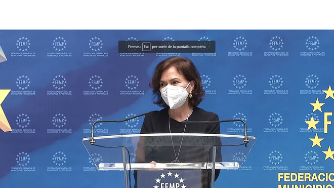 Carmen Calvo.
