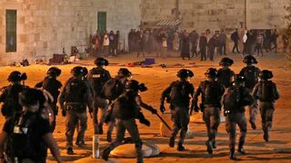 Violencia en la explanada de las mezquitas de Jerusalén