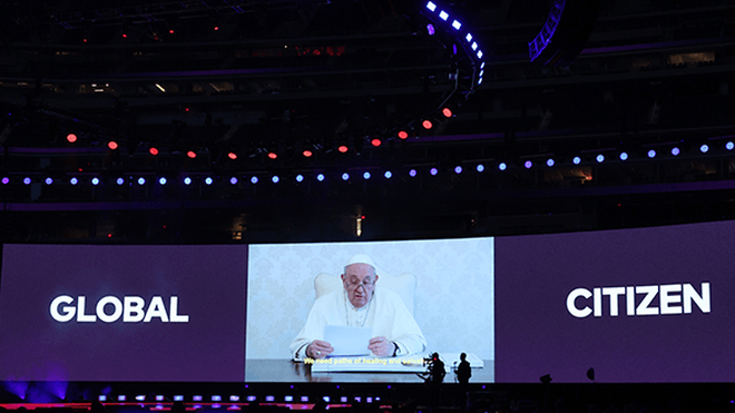 Vídeomensaje del Papa al Vax Live Concert