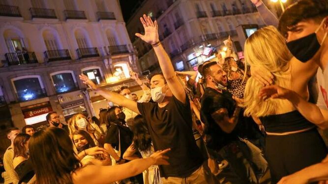 Fin del Estado de Alarma en la Puerta del Sol