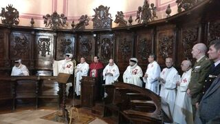 Toma de posesión como canónigos de Caballeros de la OESSJ en Calatayud-