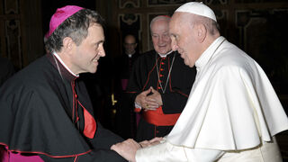 Joseba Segura, con el Papa Francisco