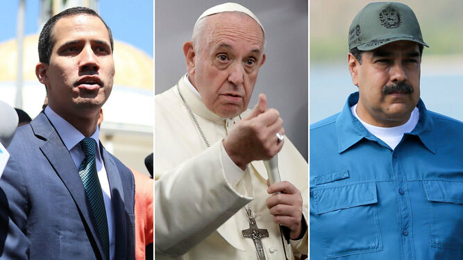 ¿Podrá Francisco reunir en una misma mesa a Maduro y Guaidó?