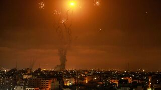 Noche de bombardeos en Gaza