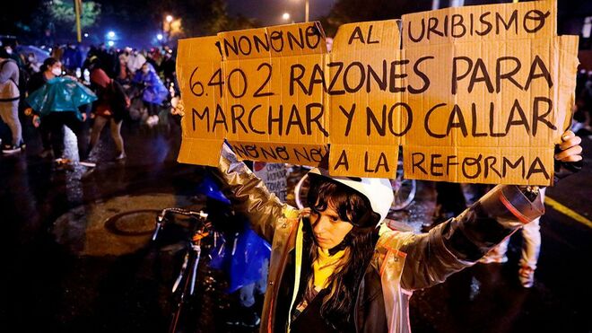 Colombianos indignados