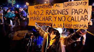 Colombianos indignados