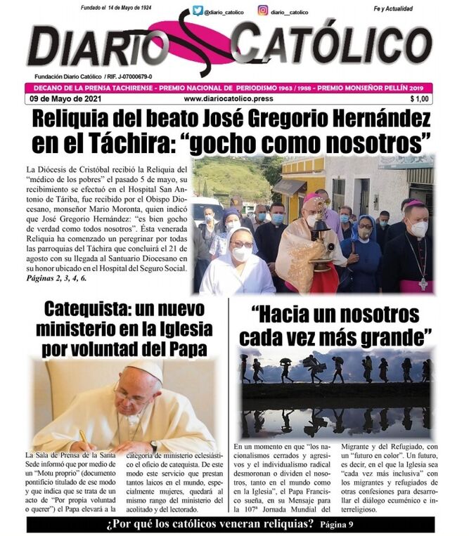 Portada Diario Católico 09-05-2021
