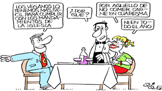 Los veganos y los mandamientos