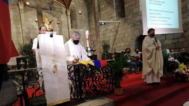 Celebración en memoria de la víctimas, por la paz y reconciliación en Colombia